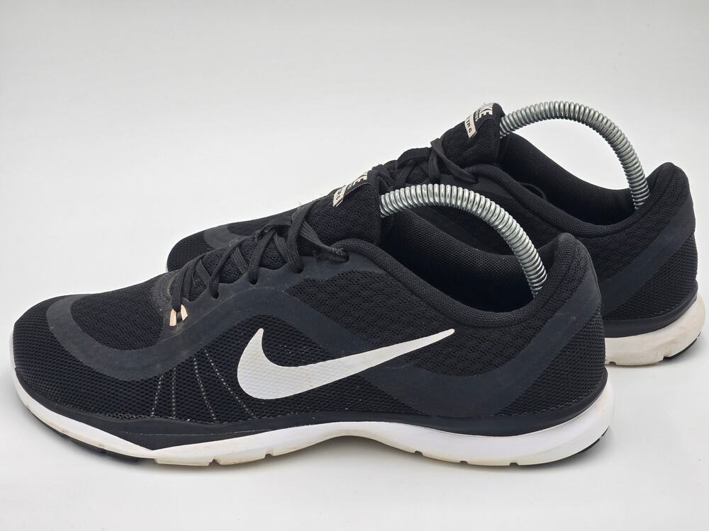 Nike Flex Trainer 6 Women’s Size 9 Black White Athletic Shoes 831217-001